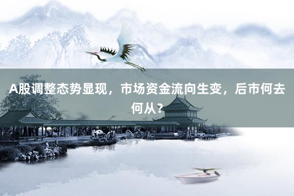 A股调整态势显现，市场资金流向生变，后市何去何从？