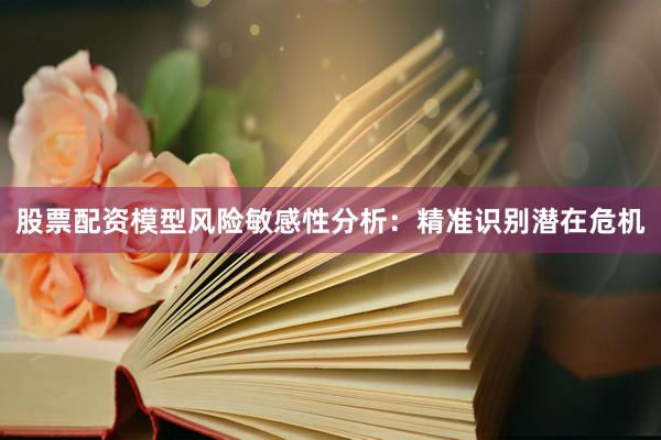 股票配资模型风险敏感性分析:精准识别潜在危机